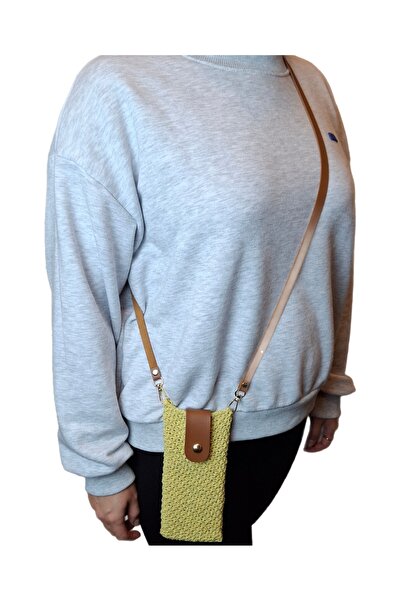 Han Ticarethane Χειροποίητη πλεκτή κρεμάστρα τηλεφώνου πολυτελείας