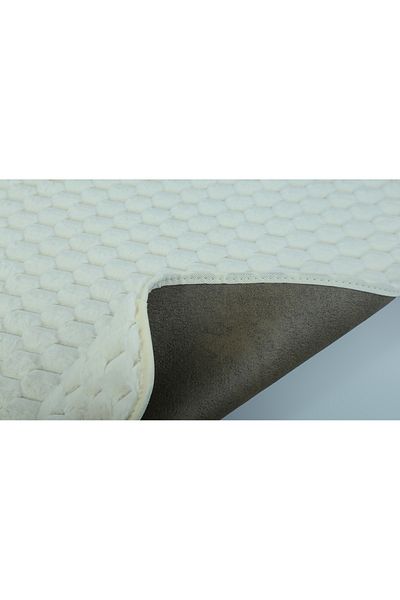 FeelHome Αντιολισθητική βάση Willow, Super Absorbent Σετ 2 Χαλάκια Μπάνιου Κρέμα