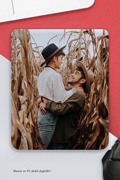 HediyeLabs Kişiye Özel Fotoğraf Baskılı El Destekli Mouse Pad - Sevgili Hediye
