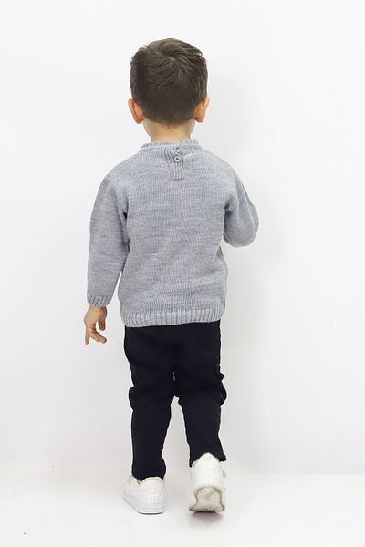 Cloudy Kids Boy's Crew Neck Knitwear Sweater