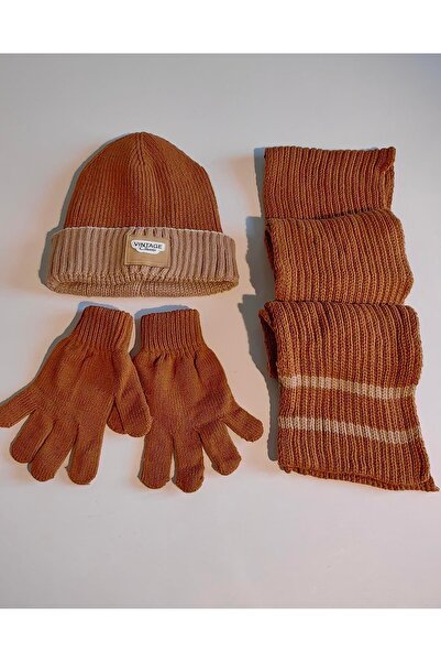 Kitti Men's Waiter Scarf Beanie Gloves 3-Piece Set - 9-15 Years 24180-12-017