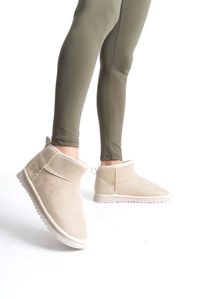 MODA MHS Odessa Mini Suede Μποτάκια με Μαλλιά Εσωτερικά Γυναικείες Μπότες Comfort