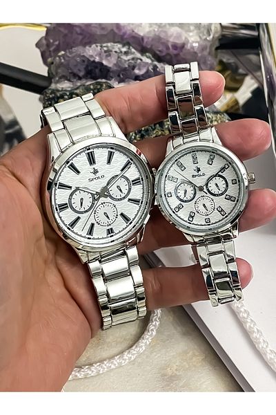 S.POLO Women's Men's Wristwatch Couple Watch Couple Watch Mr. Watch Team Valentine's Day Gift