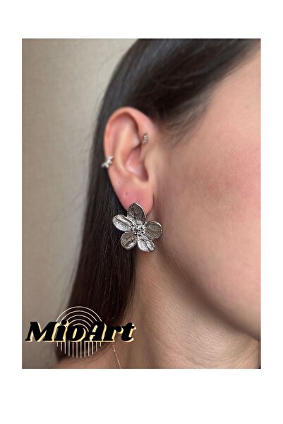 MioArt Lüks Romantik Çiçek Kadın Küpe