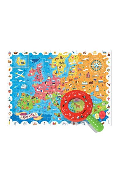 ludattica Dedektif Puzzle - Avrupa Haritası