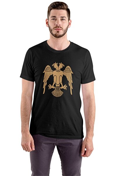 Texclusive Tricou unisex cu imprimeu vultur cu două capete Seljuk Anatolian