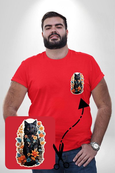 Angemiel Red Floral Pattern - Large Size Women's T-Shirt