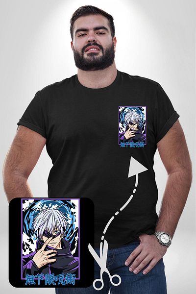 Angemiel Jujutsu Vintage Washed - تي شيرت نسائي أسود بمقاسات كبيرة بنمط Megumi Gojo Anime Manga