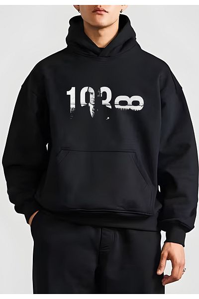 Edizen 2024 Custom Printed - Oversize Hooded Premium Cotton Sweatshirt