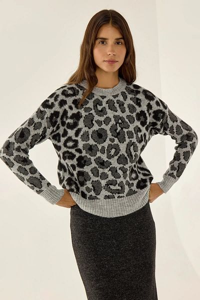 Hiccup Pulover din tricotaje cu model leopard