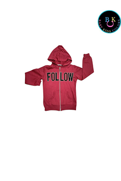 baby kids colors Cardigan pentru copii imprimat cu închidere cu fermoar cu glugă