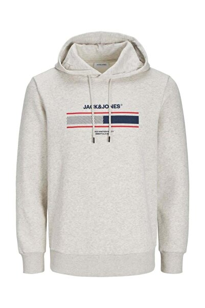 Jack & Jones JJSOUTH SWEAT HOOD أبيض