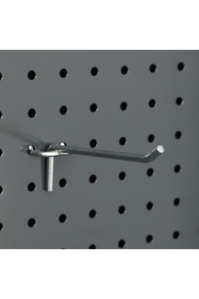 RafBurada 100 Adet Delikli Panel Kancası - Aksesuar Kancası 15 Cm-2.5 Cm