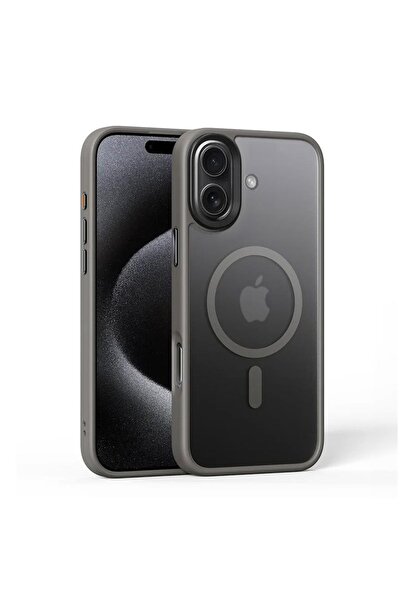 Zebana Apple iPhone 16 Plus Uyumlu Kılıf Zebana Fros Silikon Kılıf (Kablosuz ...