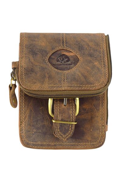 Greenburry Vintage Gürteltasche Leder 14,5 cm