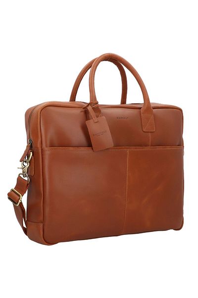 Burkely Vintage Max Leder Aktentasche 44 cm – Laptop Fach