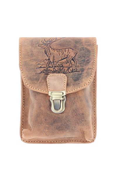Greenburry Vintage Outdoor Gürteltasche Leder 11 cm