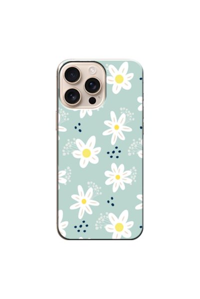 Zebana Case for Apple iPhone 16 Pro Compatible Case Spring Flowers 10 Silicon...
