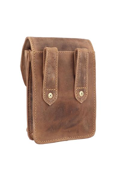 Greenburry Vintage Gürteltasche Leder 11 cm