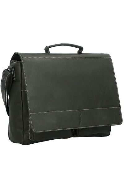 Jack Kinsky Baltimore 6 Aktentasche Leder 37 cm