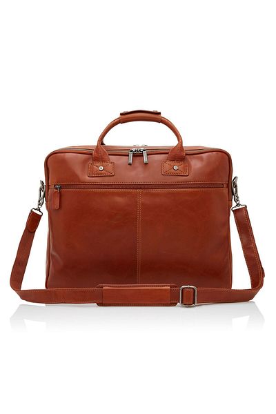 Castelijn & Beerens Firenze 45 cm RFID Leder Aktentasche - Notebook a Computer Fachı