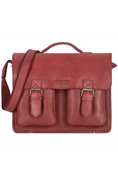 Greenland Nature Nature Aktentasche Leder 39 cm