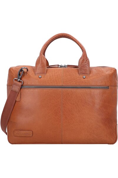 Plevier Rock Flint Aktentasche RFID Schutz Leder 41 cm Laptopfach