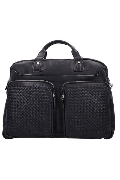 BUGATTI Leder Woven Aktentasche - 48 cm