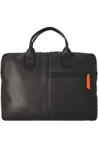 Davidoff Essentials 40 cm Leder Aktentasche - Gesicht Computer Fach