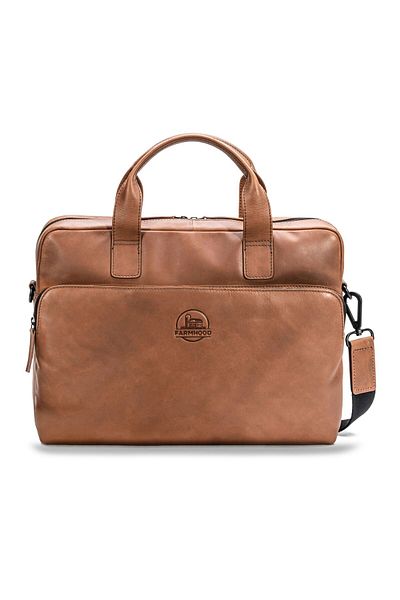 Farmhood Tvárový počítač Nashville Aktentasche Leder 39 cm