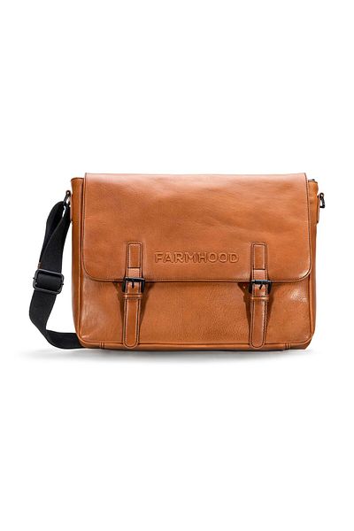 Farmhood Laptopfach Memphis Aktentaschen Messenger Leder 38 cm