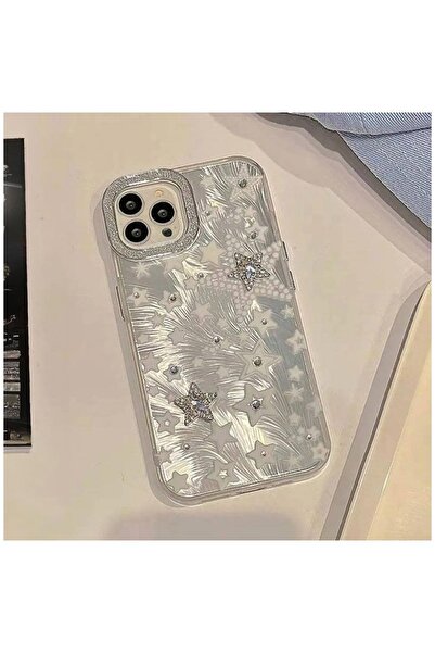 Zebana Apple iPhone 16 Pro Max Compatible Case Zebana Stardom Silicone Case Gray