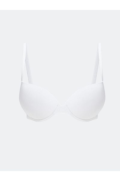 LC Waikiki White Underwire Half Padded Plain T-Shirt Bra