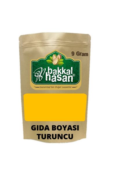 Bakkal Hasan Powdered Orange Food Dye - 9 g 2 Pieces - Bakkal Hasan