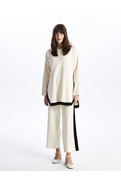 LC Waikiki Pantaloni de damă cu dungi - cu talie elastică