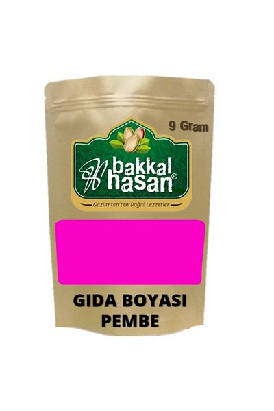 Bakkal Hasan Powder Pink Food Dye - 9 g 5 Pieces Bakkal Hasan
