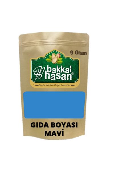 Bakkal Hasan Powder Blue Food Dye - 9 g 1 Piece - Bakkal Hasan