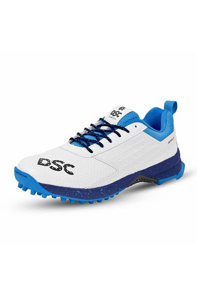 DSC Jaffa 22 Cricket Shoes for Men and Boys UK-5 White-Navy
