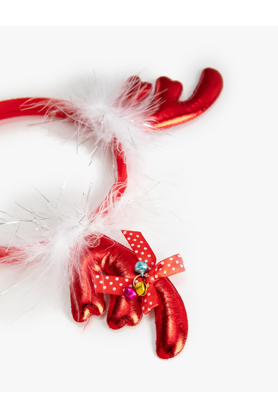 Koton New Year's Crown - Shiny Deer and Applique Detailed Horn