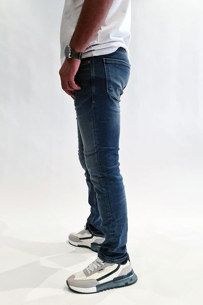 Lee Cooper Мъжки дънки Tom Tailor Regular Waist Slim Cut Skinny Leg сини