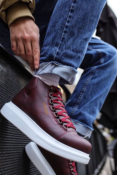 Chekich CH258 CBT Roman Ανδρικές Μπότες Claret Red