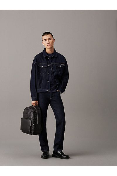 Calvin Klein Men's Aop Center Zip Campus Bp - Stylish and Functional Backpack