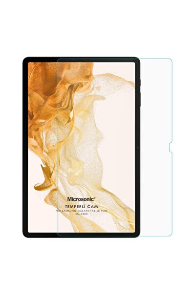 Microsonic Samsung Galaxy Tab S10 Plus X820 Tempered Glass Cam Ekran Koruyucu