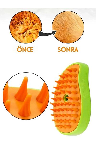 tafce Steam Cat & Dog Washing Brush Comb Soft Silicone Brush Care
