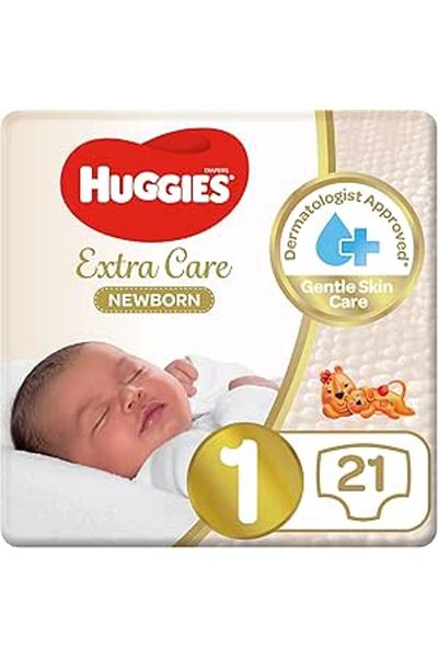 Huggies Huggies Newborn, Size 1, 0-5 kg, 21 Diapers