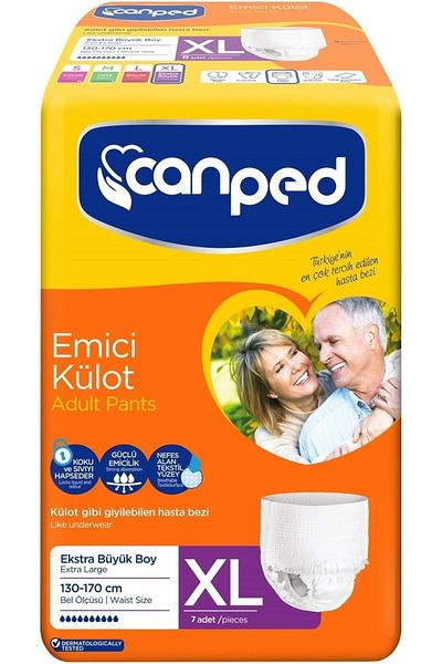 Canped Absorbent Panty Diapers Xl-Extra Large Size 28 (4Pk*7)