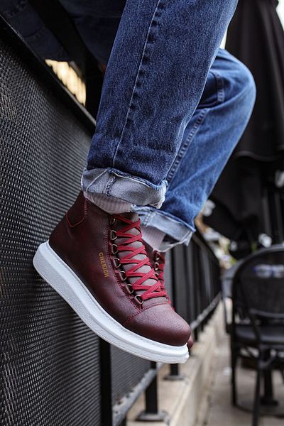 Chekich CH258 CBT Roman Ανδρικές Μπότες Claret Red