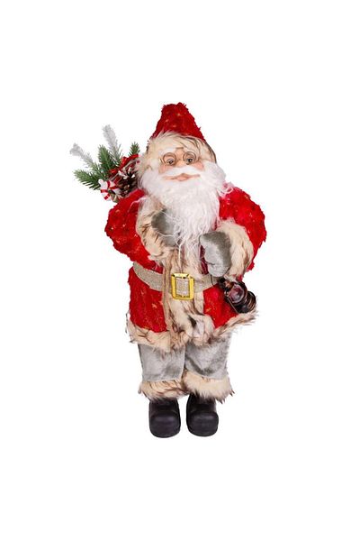 ÇIRPAN EV Santa Claus Gift with Green Trousers and Velvet - 45cm