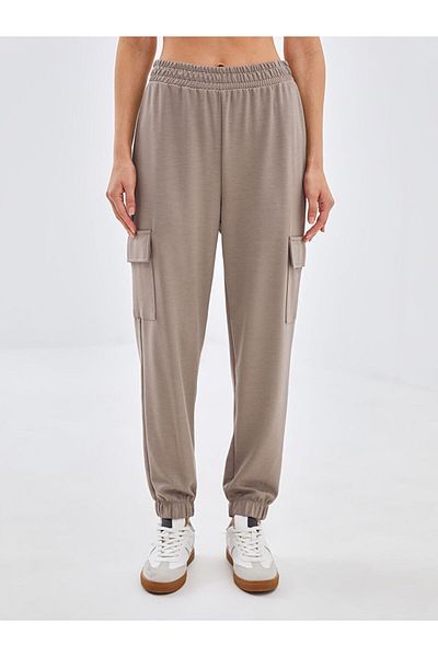 LC Waikiki Дамски спортен панталон Jogger - права кройка с ластик на талията