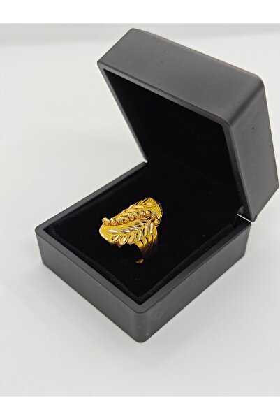 paksoy kuyumculuk Dorikalı Yapraklı 22 Ayar Altın Yüzük